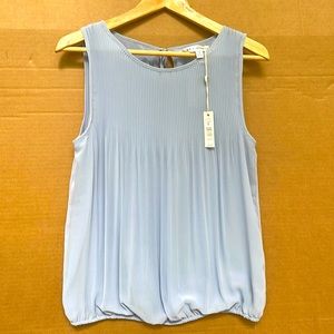 Max Studio light blue sleeveless casual top